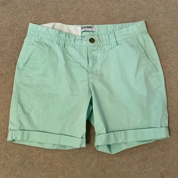 Old Navy mint green shorts size 10 - Picture 2 of 7